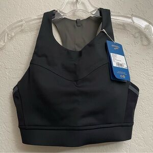 Brooks Run Bra Drive 3 Pocket in Black - Size 34 C/D